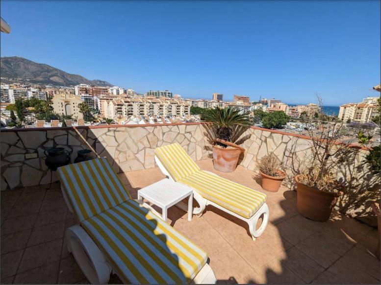 Sea View Penthouse Apartman Fuengirola Kültér fotó